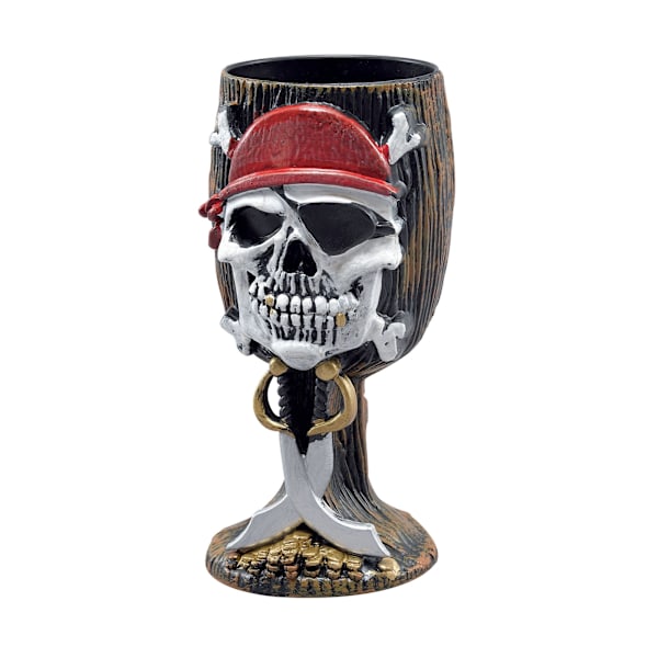 Bristol Novelty Piratdödskalle och sabelbägare En storlek Flerfärgad Multicoloured One Size
