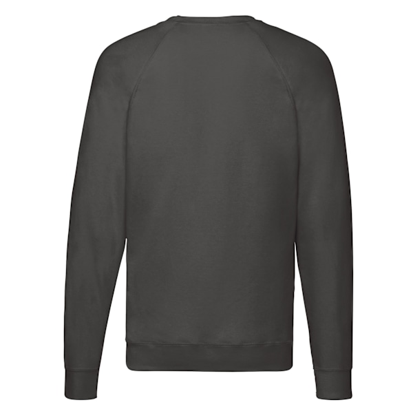 Fruit of the Loom Unisex Adult Lightweight Raglan Sweatshirt M Light Graphite M