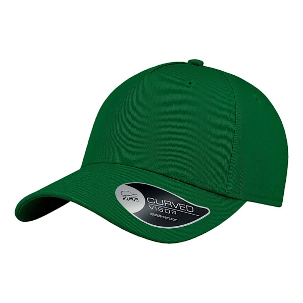 Atlantis 5 Panel Structured Cap One Size Green Green One Size