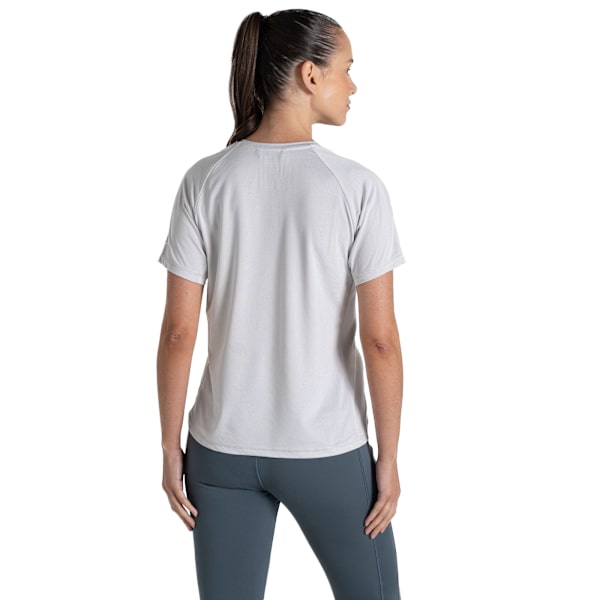 Craghoppers Ellie T-shirt med korta ärmar för damer, storlek 16 UK, Lunar Grey Lunar Grey 16 UK