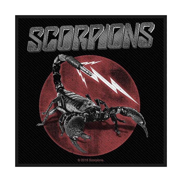 Scorpions Jack Patch One Size Svart/Röd/Grå Black/Red/Grey One Size