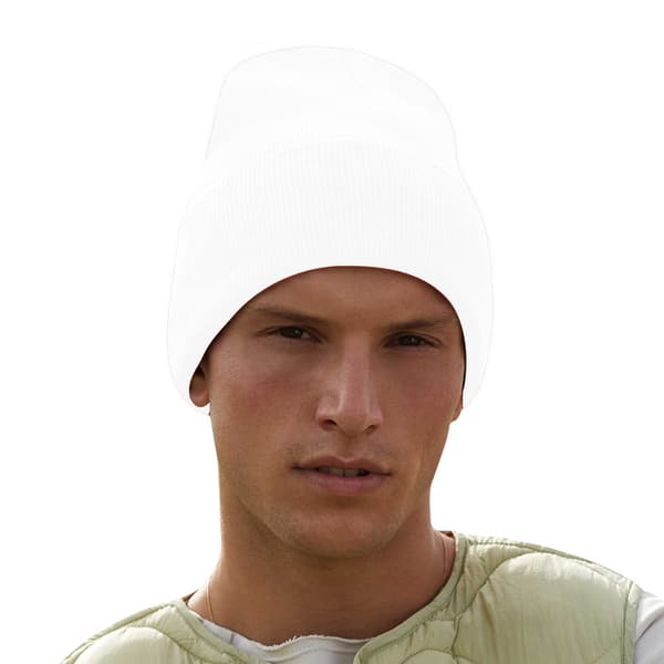 Beechfield Unisex Vuxna Original Uppvikt Mössa One Size Vit White One Size