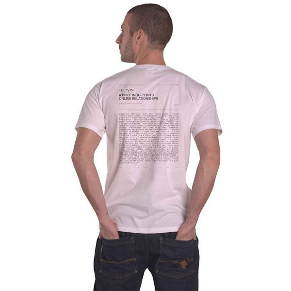 The 1975 Unisex Adult A Brief Inquiry Bomull T-shirt XXL Vit White XXL