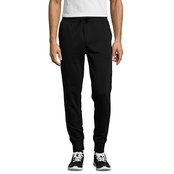 SOLS Herr Jake Slim Fit Joggingbyxor XS Svart Black XS