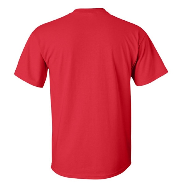 Gildan Ultra Cotton T-shirt med kort ärm för män, röd, M Red M