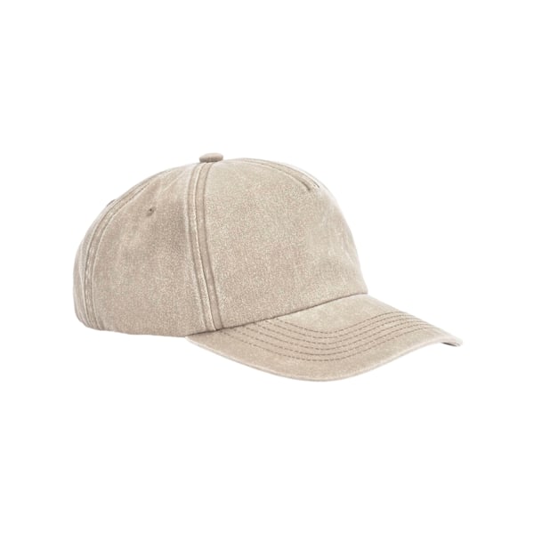 Beechfield 5 Panel Relaxed Fit Cap One Size Vintage Sand Vintage Sand One Size