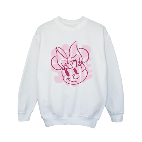 Disney Girls Minnie Mouse Bold Style Sweatshirt 12-13 år Svart Black 12-13 Years