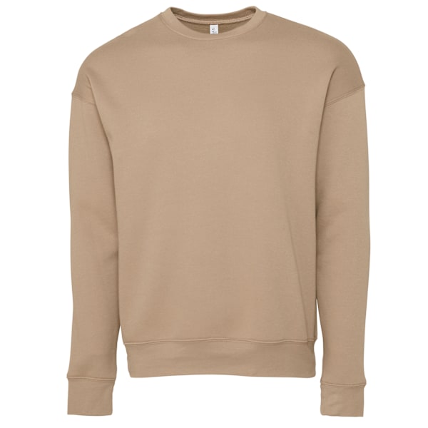 Bella + Canvas Unisex Vuxen Fleece Drop Shoulder Sweatshirt M T Tan M