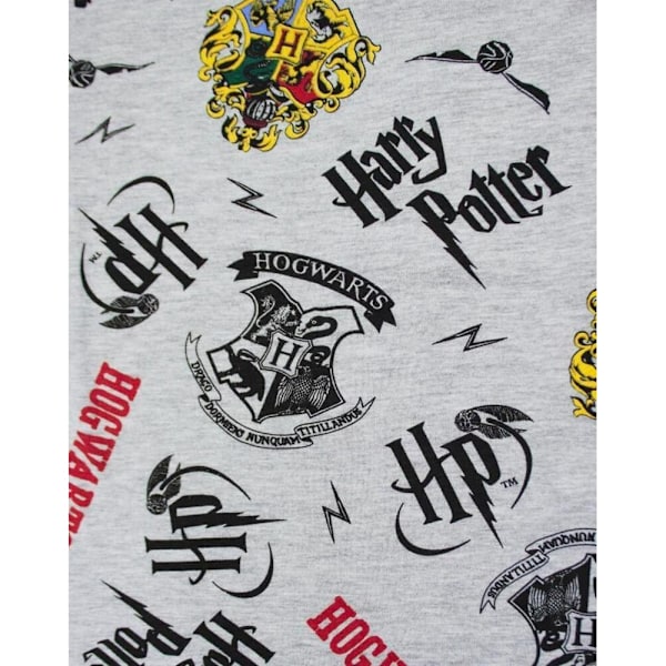 Harry Potter Herr Hogwarts Crest Lounge Byxor S Grå/Svart Grey/Black S