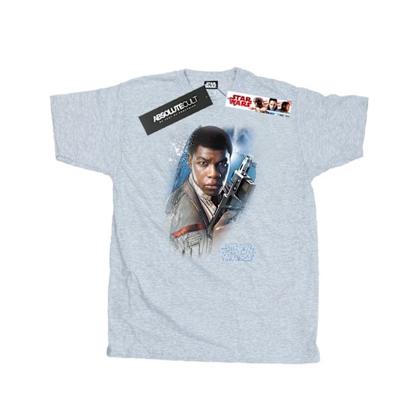 Star Wars The Last Jedi Finn Borstad T-shirt M Sports Grey Sports Grey M