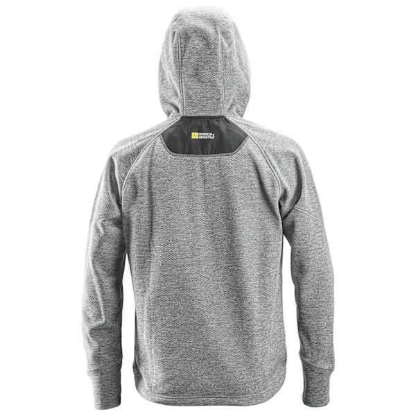 Snickers Herr Fleece Hoodie M Grå/Svart Grey/Black M