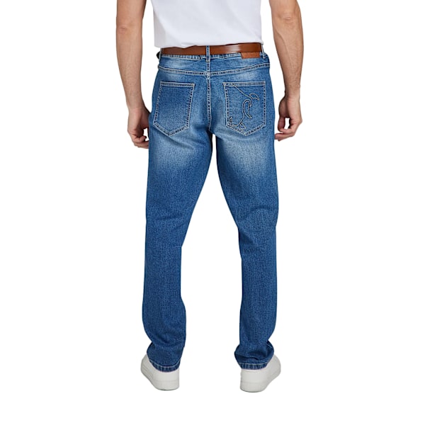 Raging Bull Herr Regular Jeans 46R Ljus Denim Light Denim 46R