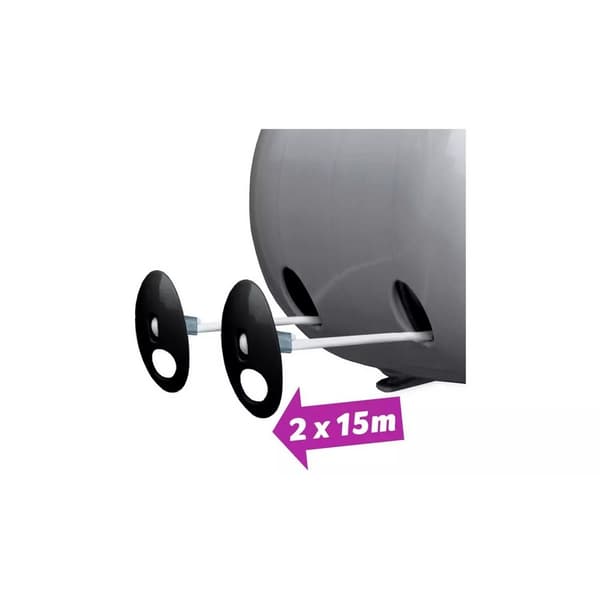 Minky Retractable Klädstreck 30m Vit White 30m