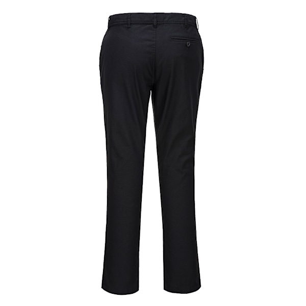 Portwest Herr Chino Stretch Slim Byxor 28S Svart Black 28S
