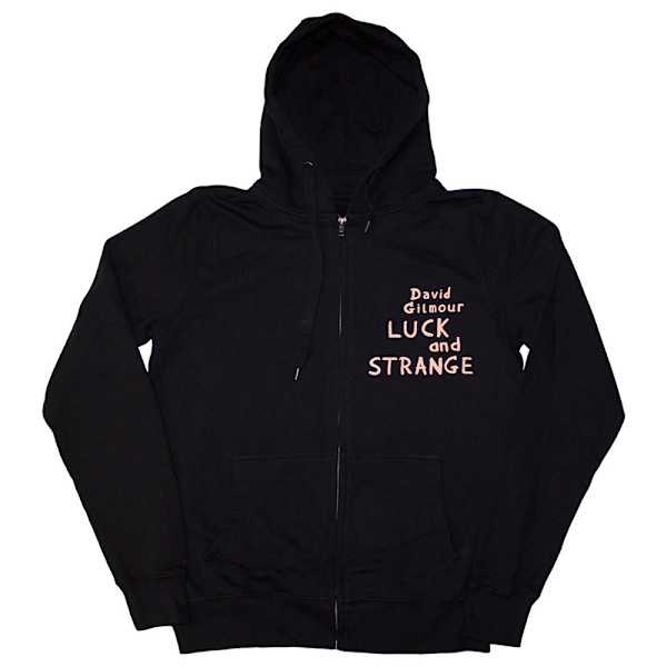 David Gilmour Unisex Vuxen Luck & Strange London Ryggtryck Ful Black XL
