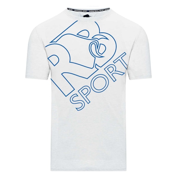 Raging Bull Herr RB Sport Logo T-Shirt 6XL Vit White 6XL