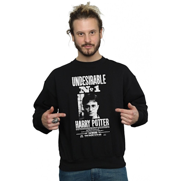 Harry Potter Mens Undesirable No. 1 Sweatshirt L Svart Black L