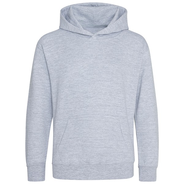 Awdis Barn/Barn Hoodie Ekologisk 5-6 År Heather Grey Heather Grey 5-6 Years