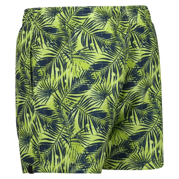 Regatta Herr Loras Palm Print Badshorts S Sharp Green Sharp Green S