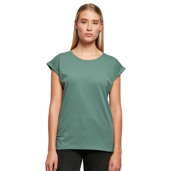 Bygg ditt varumärke Dam/Dam Extended Shoulder T-Shirt S Para Paradise Orange S