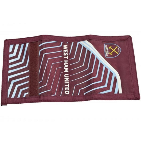 West Ham United FC Crest Plånbok One Size Claret Red/Sky Blue Claret Red/Sky Blue One Size