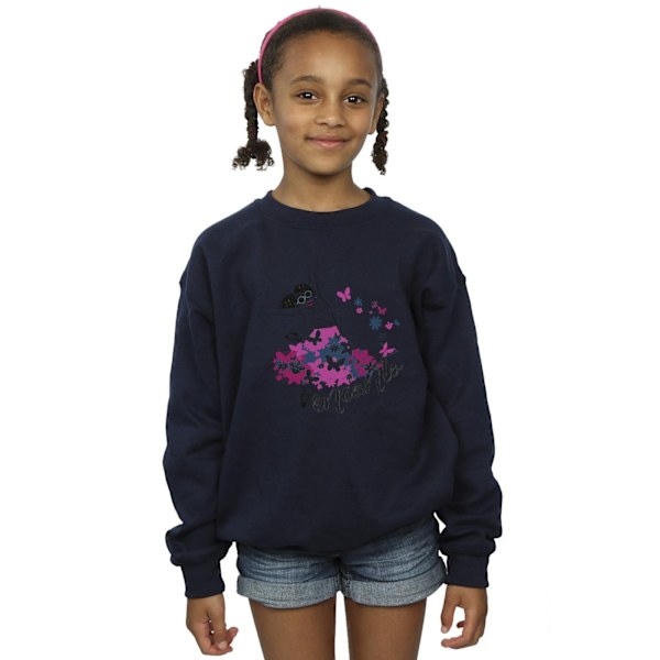 Disney Girls Encanto Mirabel Blomm Sweatshirt 3-4 År Marinblå B Navy Blue 3-4 Years