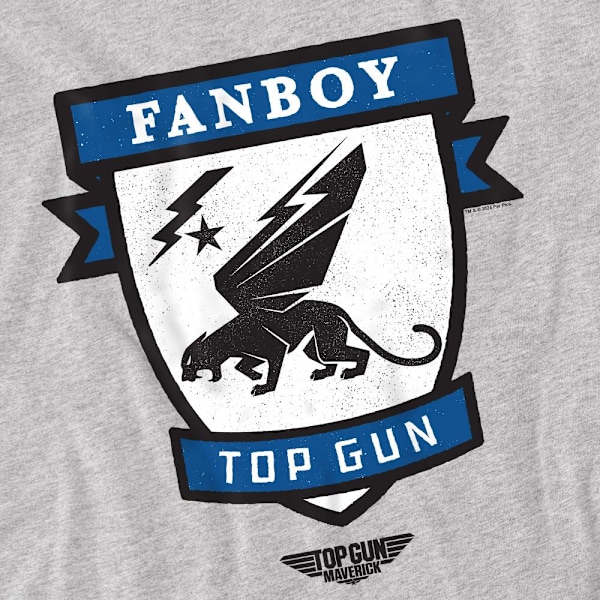 Top Gun Herr Fanboy Logo T-Shirt 4XL Sport Heather Sport Heather 4XL