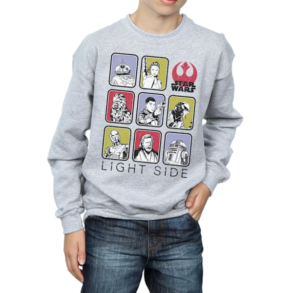 Star Wars The Last Jedi Multi Character Sweatshirt för pojkar 12-13 år Sports Grey 12-13 Years