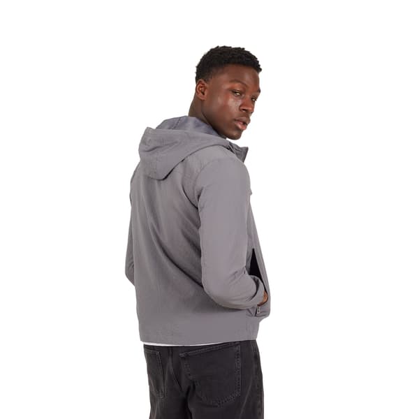 Brave Soul Herr Vind Huva Jacka M Mörkgrå Dark Grey M