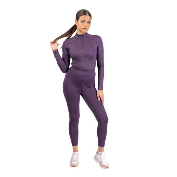 Aubrion Dam Baselager Topp Revive Vinter L Lila Purple L