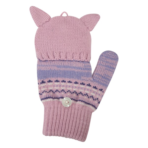 Mountain Warehouse Barn/Barn Knitted Unicorn Gloves One Size Lila Purple One Size