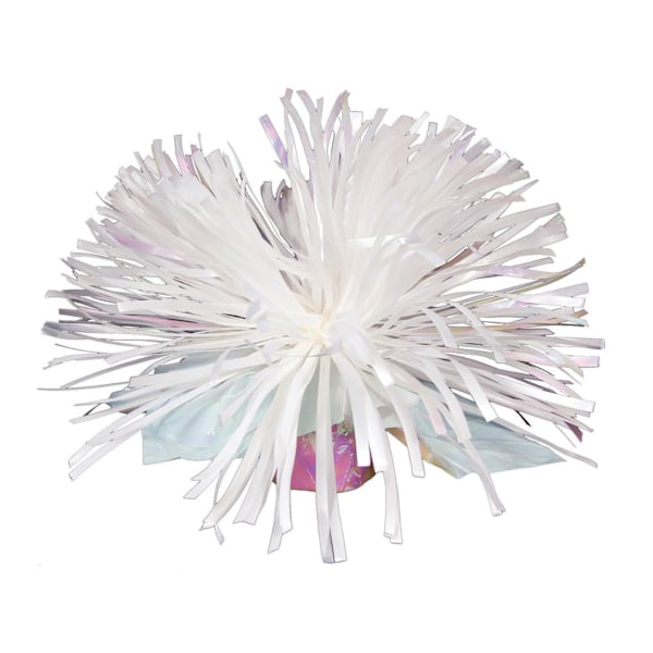 Bristol Novelty Ballongvikt Centerpiece En Storlek Vit Iridescent White Iridescent One Size