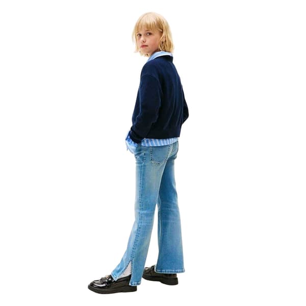 Tommy Hilfiger Flared Jeans för flickor 16 år Ljusblå Light Blue 16 Years