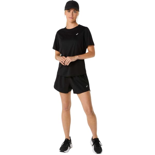 Asics Core löparshorts för dam, 8 UK, svart Black 8 UK