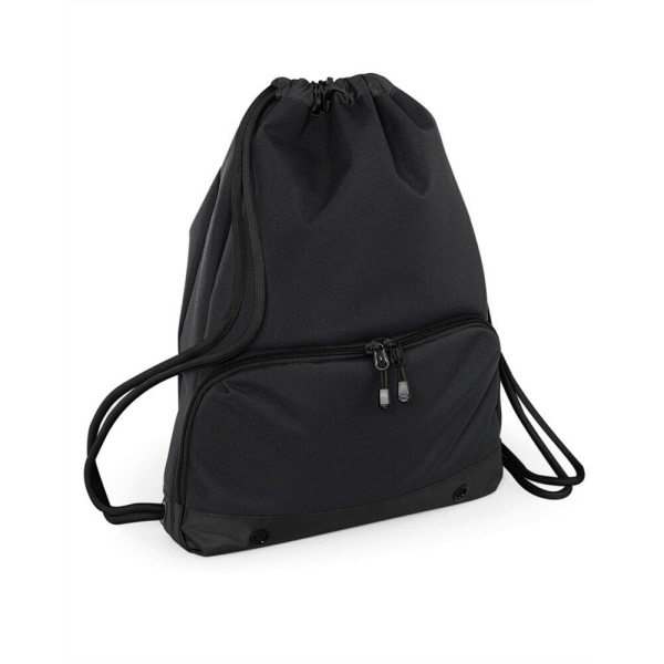 Bagbase Athleisure Vattentålig Dragsko Sport Gymsac Väska Black/Black One Size