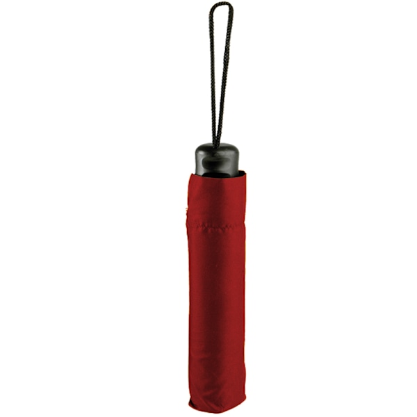 Kimood Fällbar Kompakt Mini Paraply En Storlek Röd Red One Size