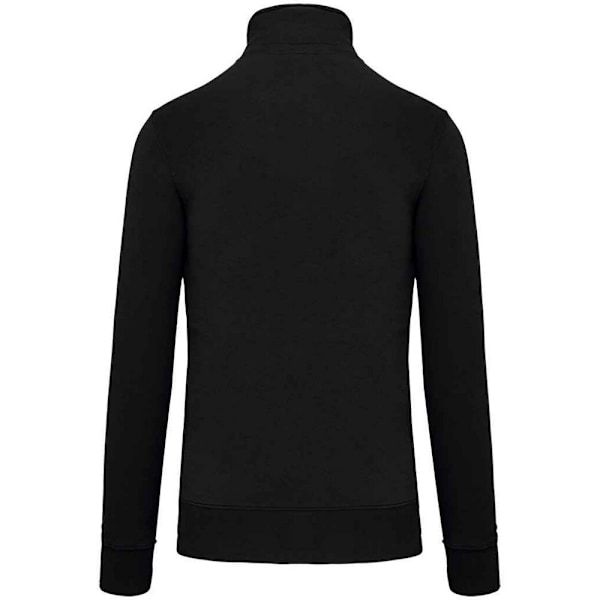 Kariban Herr Zip Neck Sweatshirt XS Svart Black XS