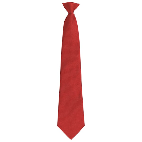 Premier Unisex Vuxen Färger Mode Enfärgad Clip-On Slips En Storlek Red One Size