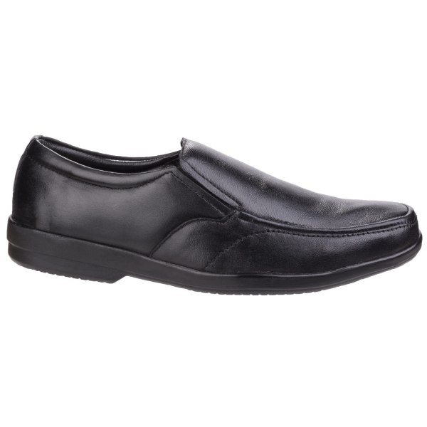 Fleet & Foster Mens Alan Formell Förkläde Toe Slip On Shoes 11 UK B Black 11 UK