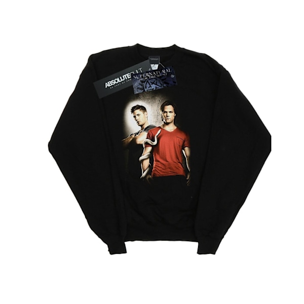 Supernatural Dam/Kvinnor Heaven And Hell Sweatshirt XL Svart Black XL