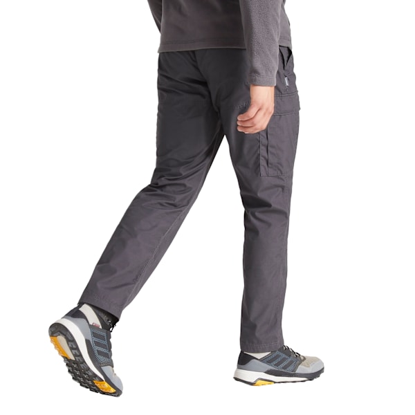 Craghoppers Mens Expert Kiwi Tailored Cargo Trousers 32R Carbon Carbon Grey 32R