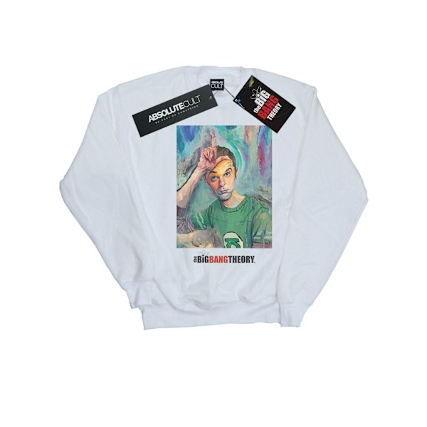 The Big Bang Theory Mens Sheldon Loser Painting Sweatshirt XXL White XXL