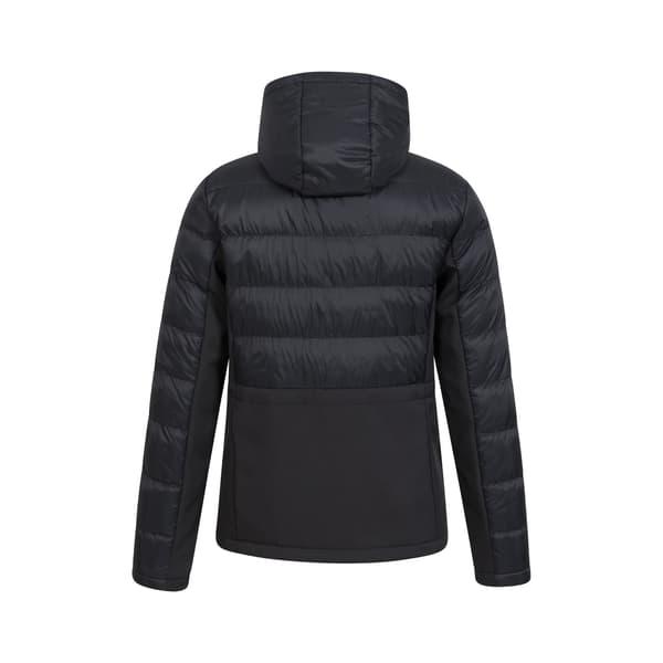 Mountain Warehouse Dam/Dam Turbine Vadderad Soft Shell Jacka Jet Black 10 UK