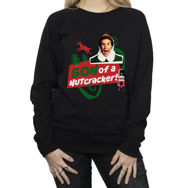 Elf Dam/Dam Son Of A Nutcracker Sweatshirt M Svart Black M