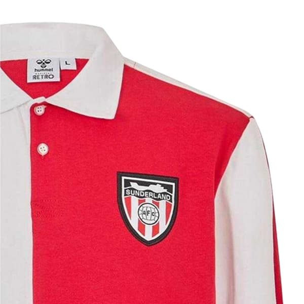 Hummel Herr Sunderland AFC Retro Långärmad Fotbollströja M Red/White M