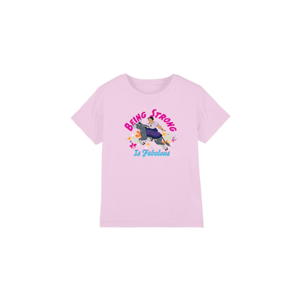 Encanto Barn/Flickor Bring Strong Is Fabulous Luisa T-shirt 9 Pink 9-10 Years
