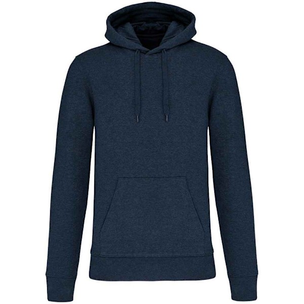 Kariban Eco-vänlig Huvtröja för Herr M Fransk Marinblå Melering French Navy Heather M