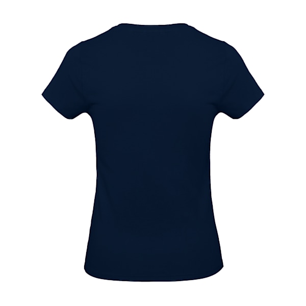 Kariban Dam/Kvinnor Feminint Passform Kortärmad V-ringad T-shirt Navy 2XL
