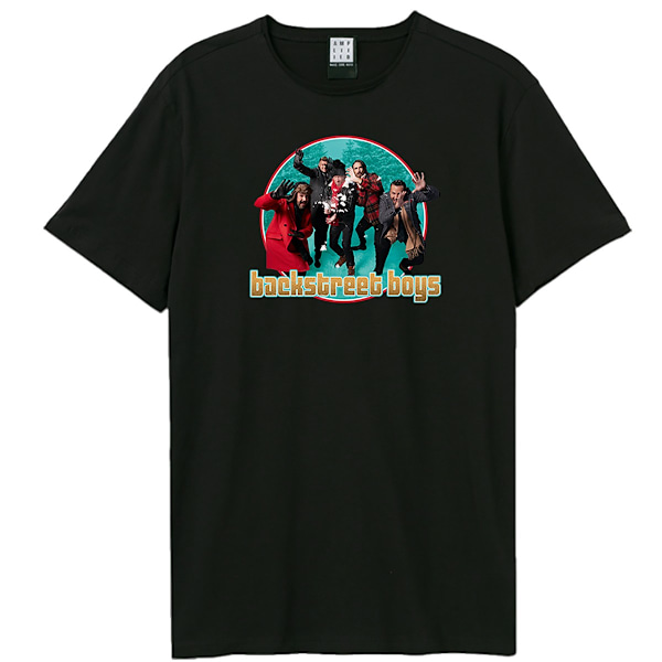 Amplified Unisex Adult Circle Backstreet Boys T-Shirt XL Svart Black XL