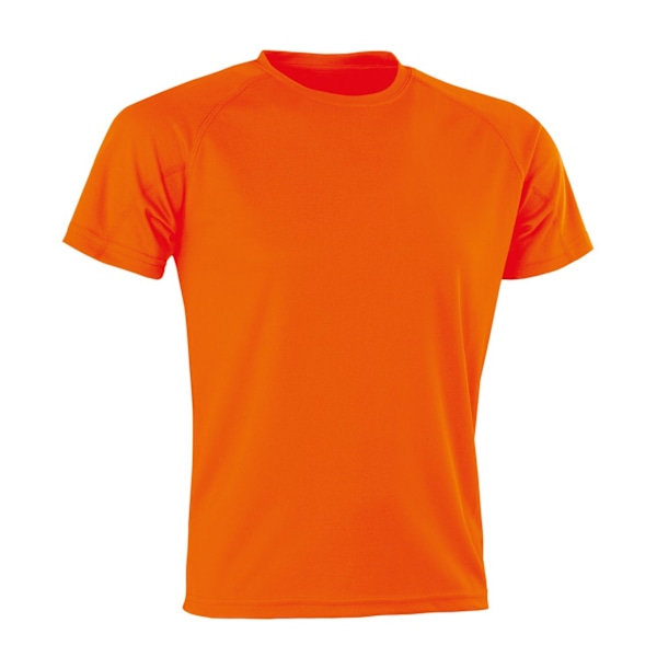 Spiro Adults Unisex Impact Aircool Tee M Flo Orange Flo Orange M